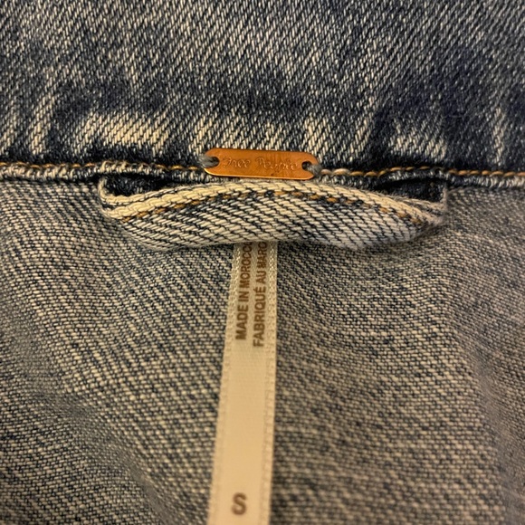 Free People denim jacket - Picture 2 of 2